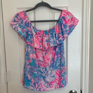 Lilly Pulitzer La Fortuna Blouse